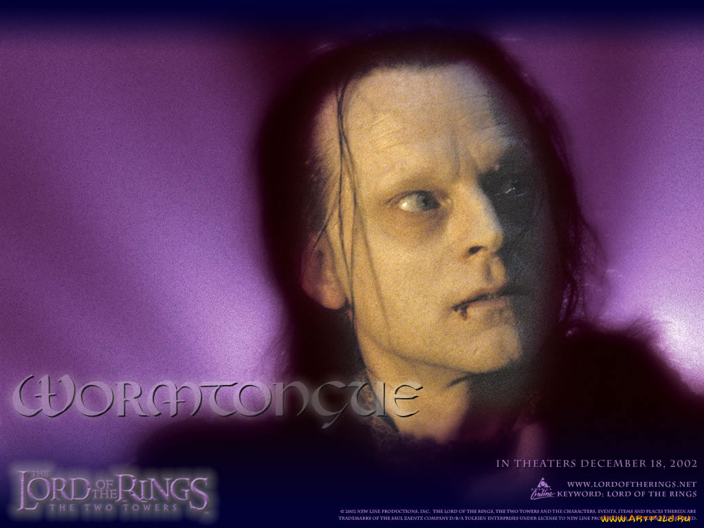 вормтан, кино, фильмы, the, lord, of, rings, two, towers