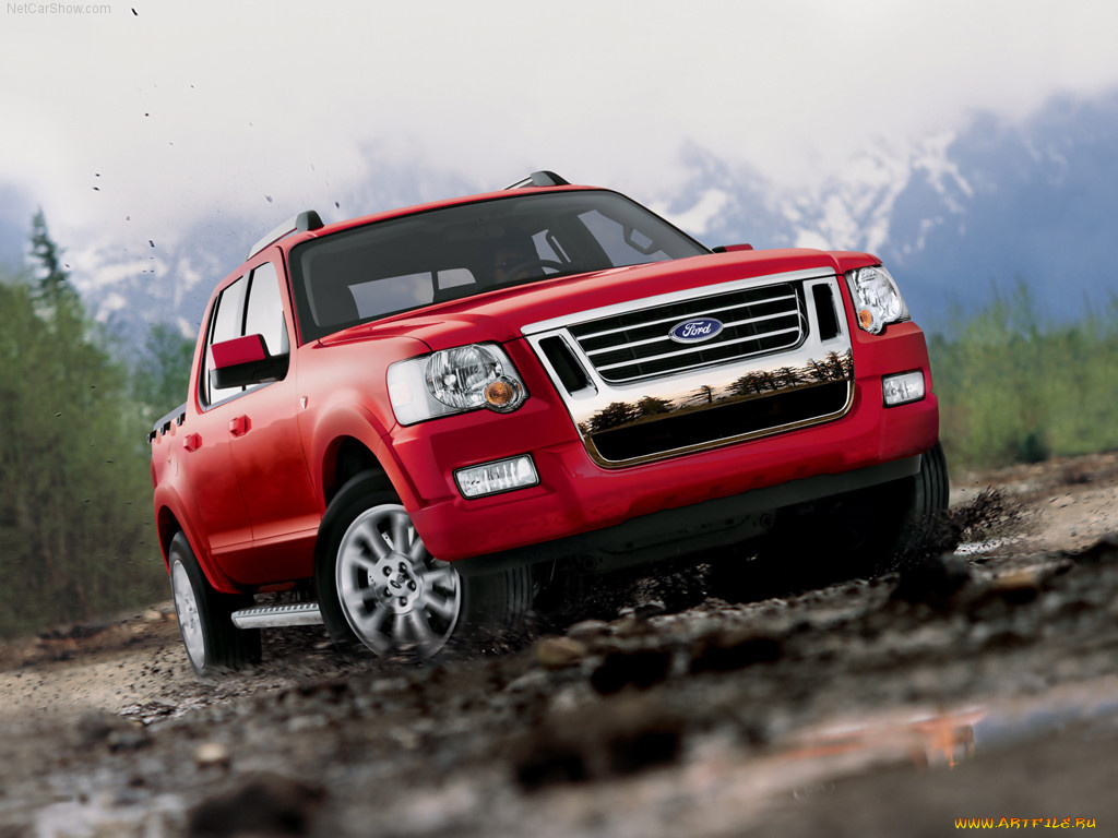 ford, explorer, sport, truck, 2oo7, автомобили