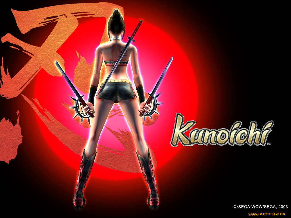видео, игры, kunoichi