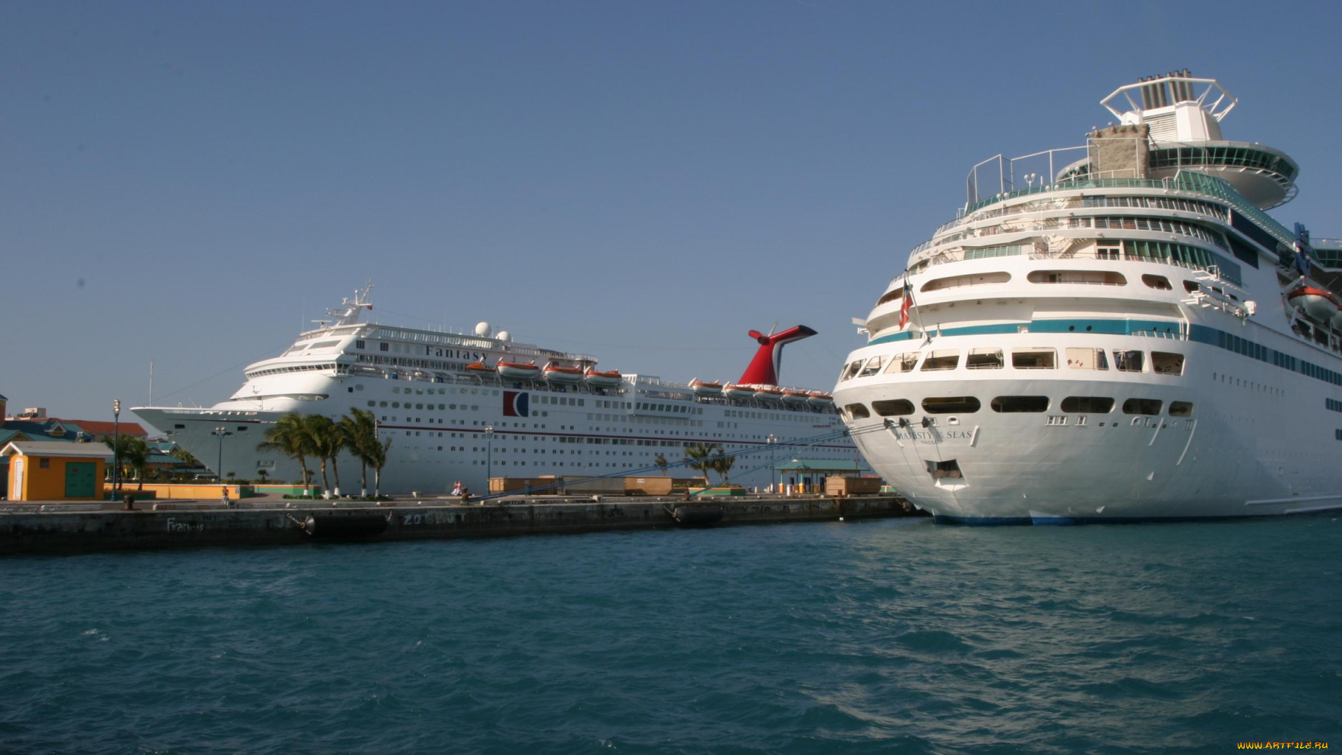 корабли, порты, причалы