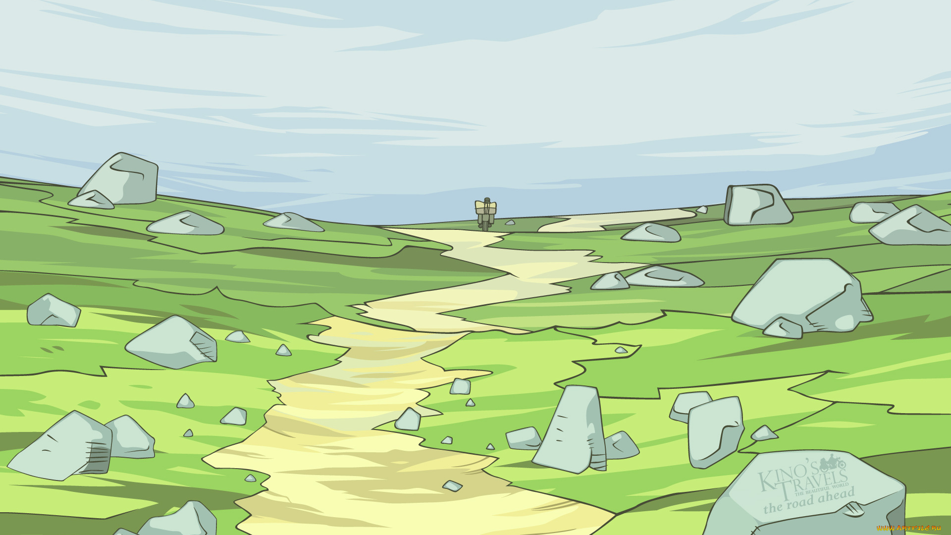 аниме, kino, no, tabi