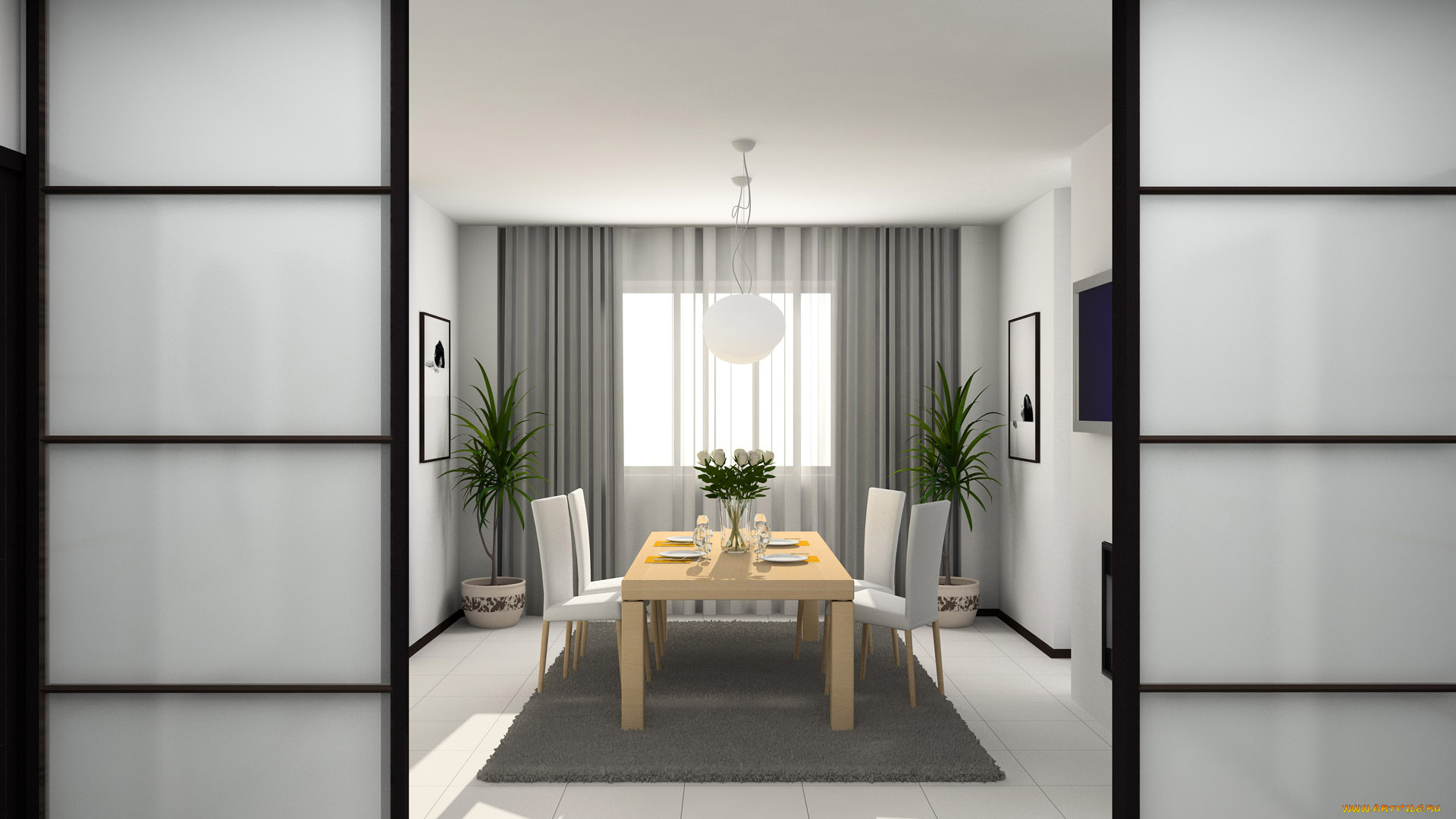 интерьер, столовая