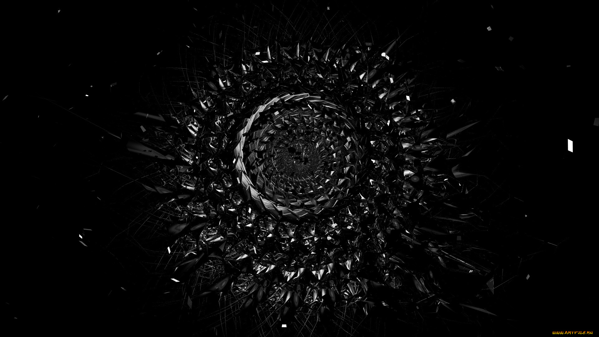 3д, графика, abstract, абстракции, тёмный, узор, фон, абстракция