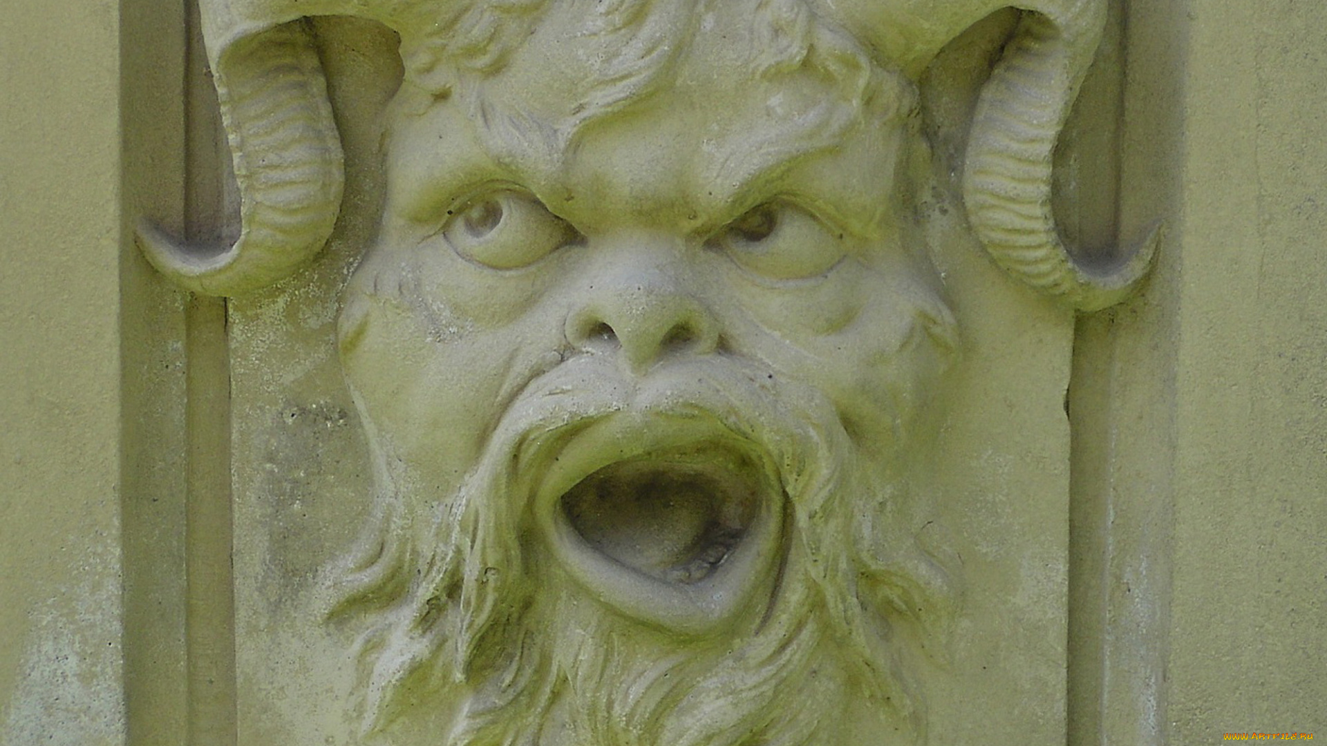 разное, рельефы, статуи, музейные, экспонаты, черт