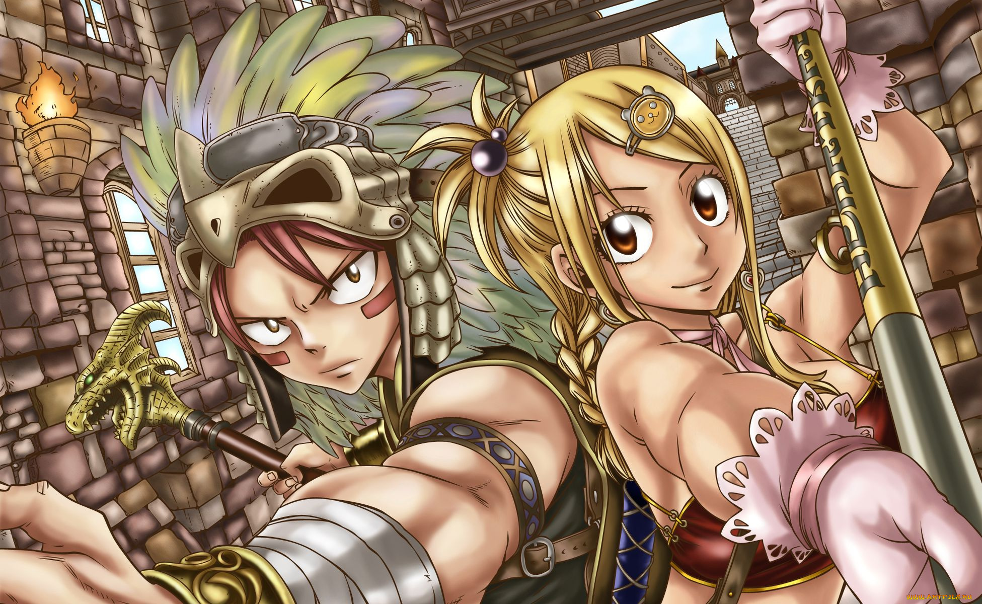 fairy, tail, аниме, lucy, heartfilia, natsu, dragneel