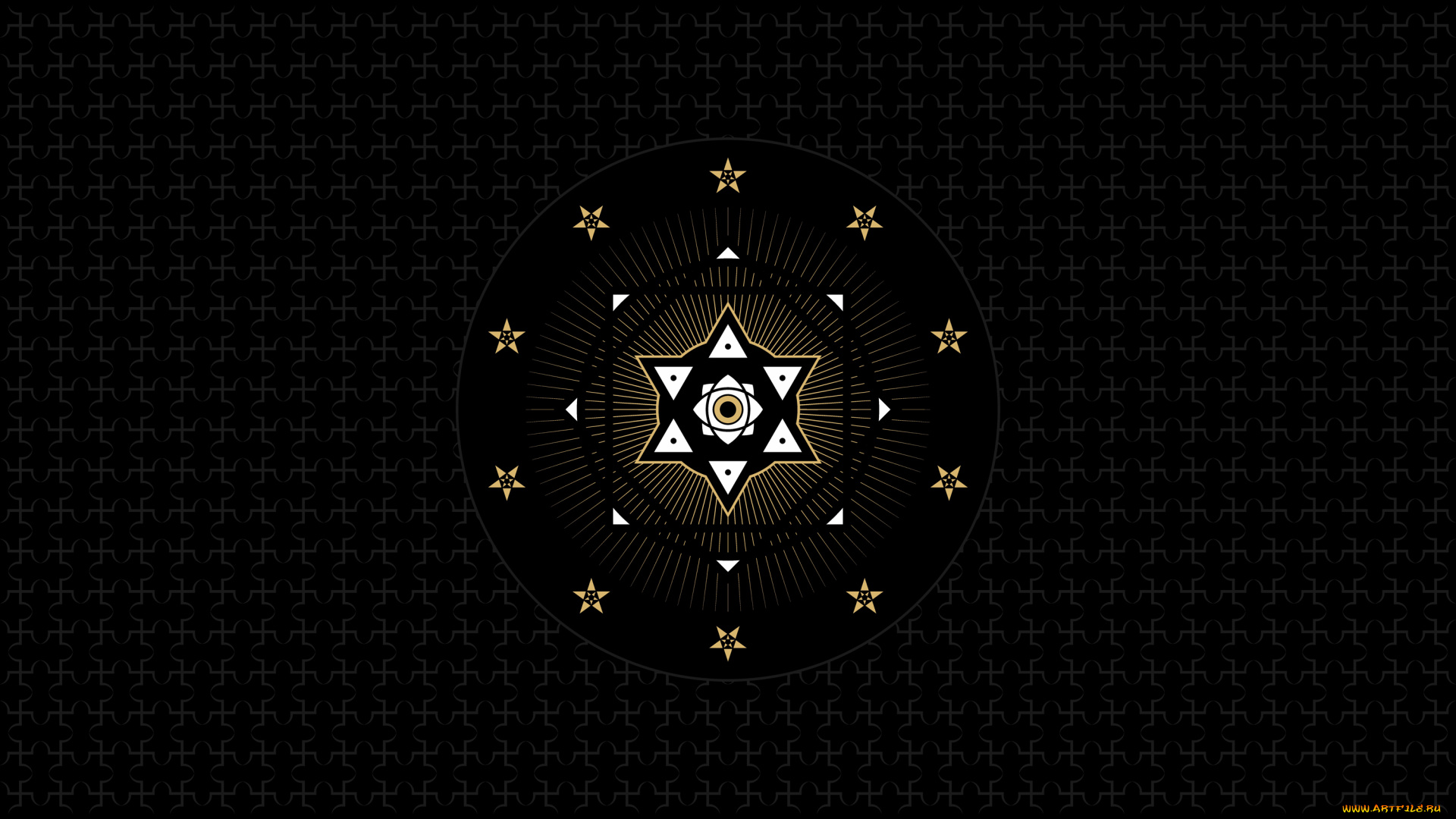 3д, графика, abstract, абстракции, символ, света, золотой, ключик, шифр, гонца, пазл, солнца, врата, сказки