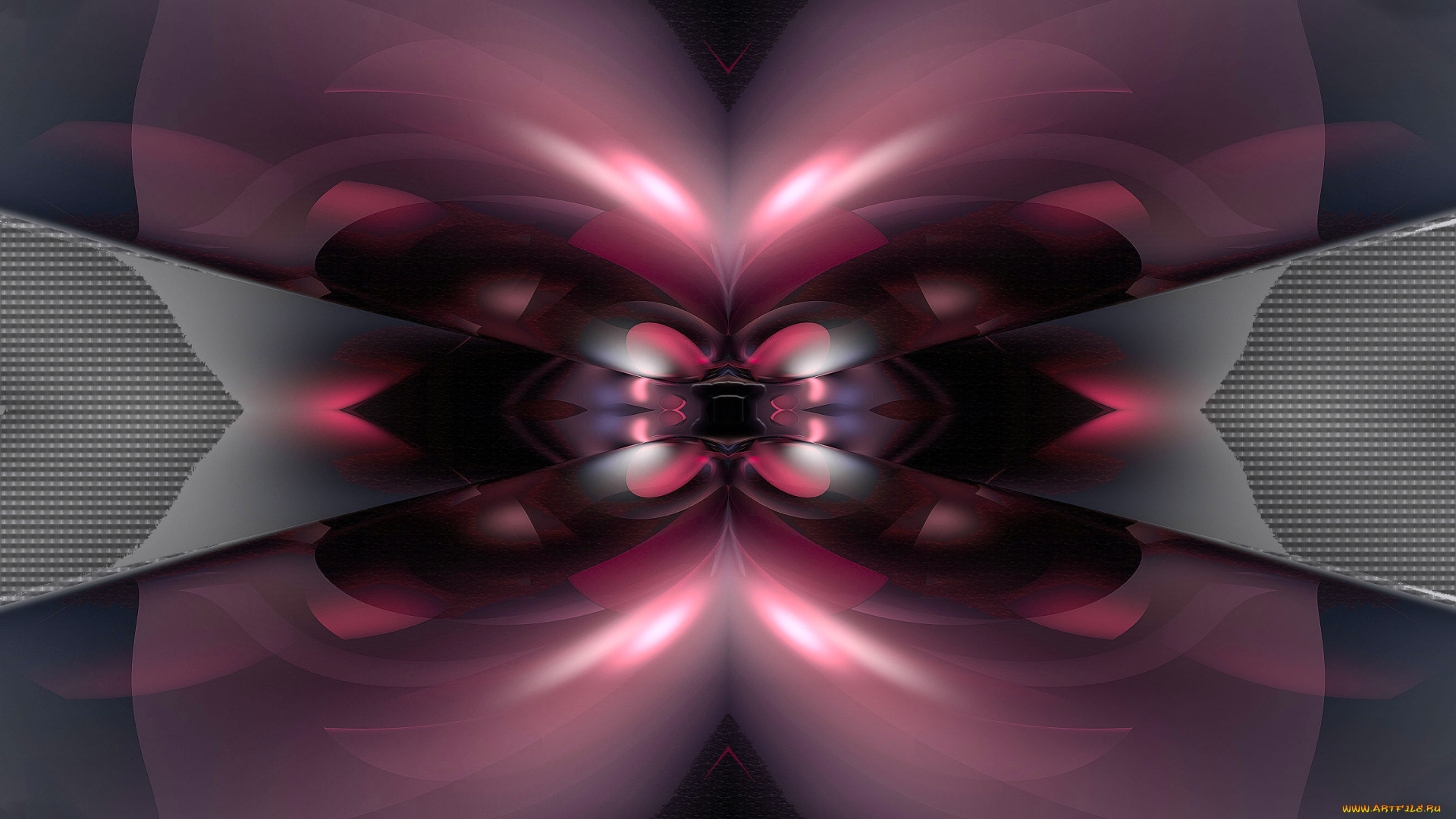 3д, графика, fractal, фракталы, фон, цвет, узор