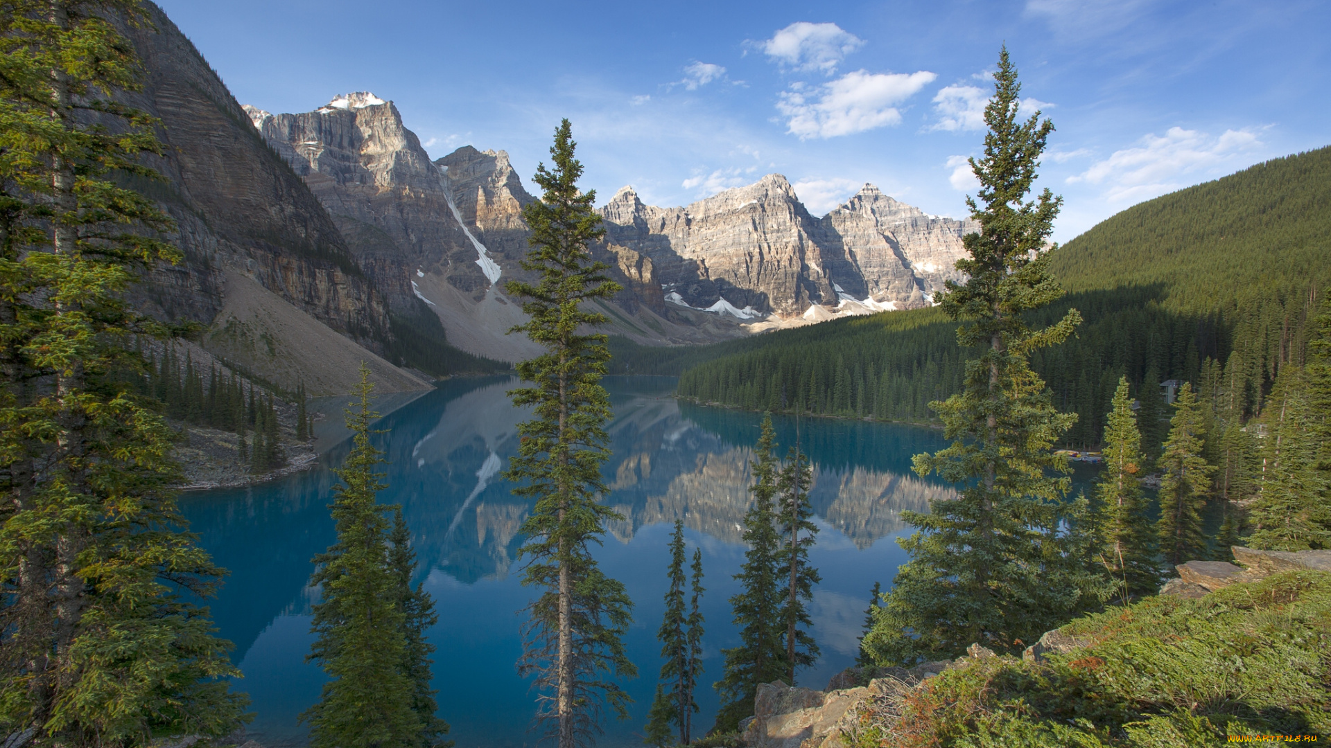 moraine, lake, banff, national, park, canada, природа, реки, озера, озеро, морейн, канада, горы, лес, деревья, valley, of, the, ten, peaks, долина, десяти, пиков, банф