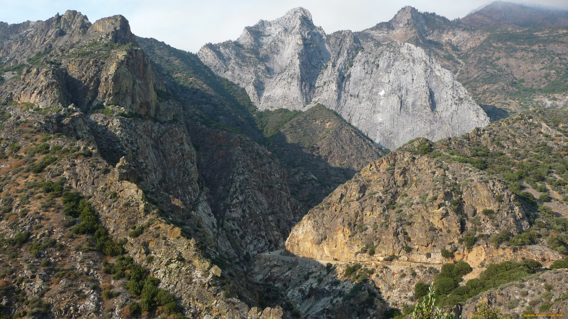 sequoia, kings, canyon, national, park, природа, горы