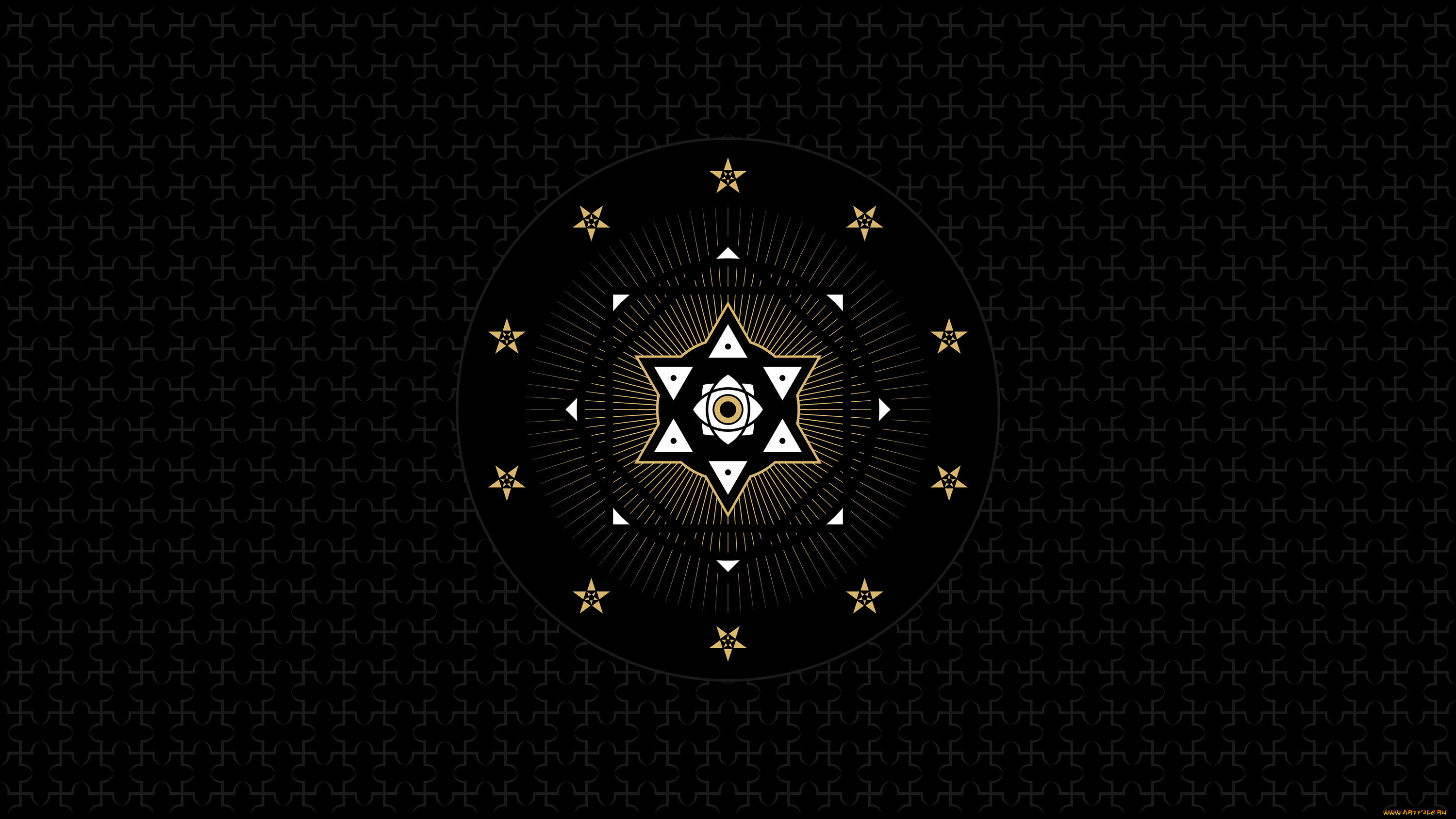 3д, графика, abstract, абстракции, символ, света, золотой, ключик, шифр, гонца, пазл, солнца, врата, сказки