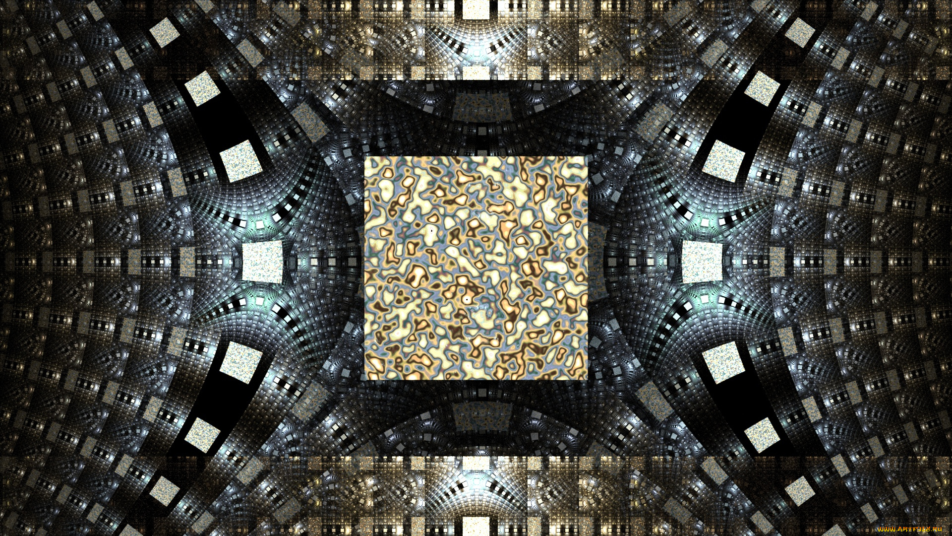 3д, графика, fractal, , фракталы, фон, цвета, узор