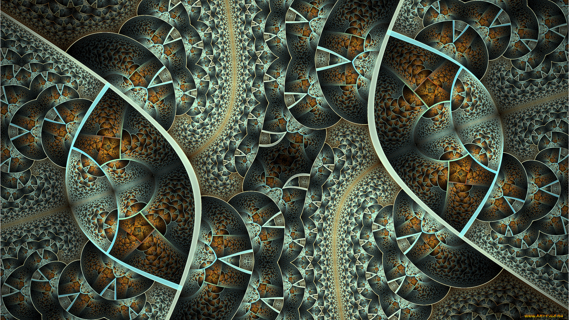 3д, графика, fractal, , фракталы, узор, цвета, фон