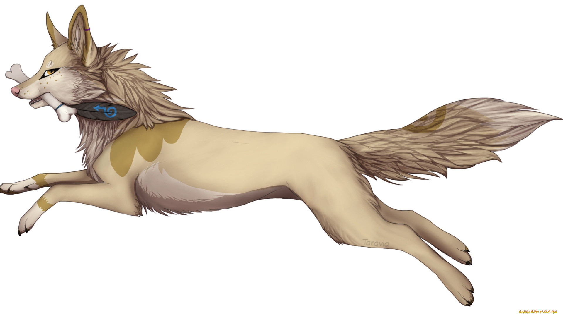 рисованные, животные, , сказочные, , мифические, собака