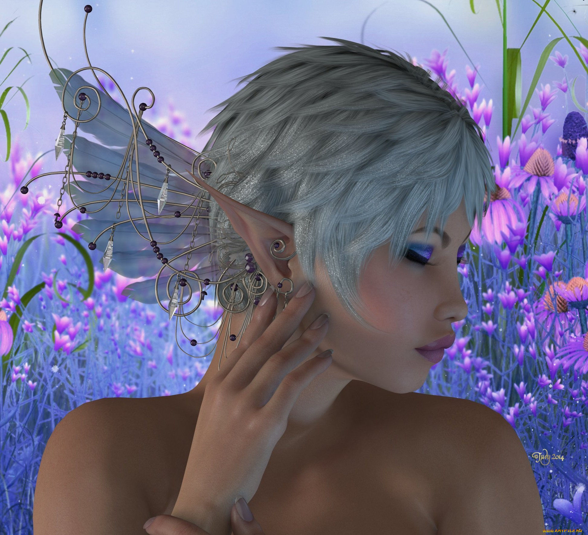 3д, графика, elves, , эльфы, эльфийка