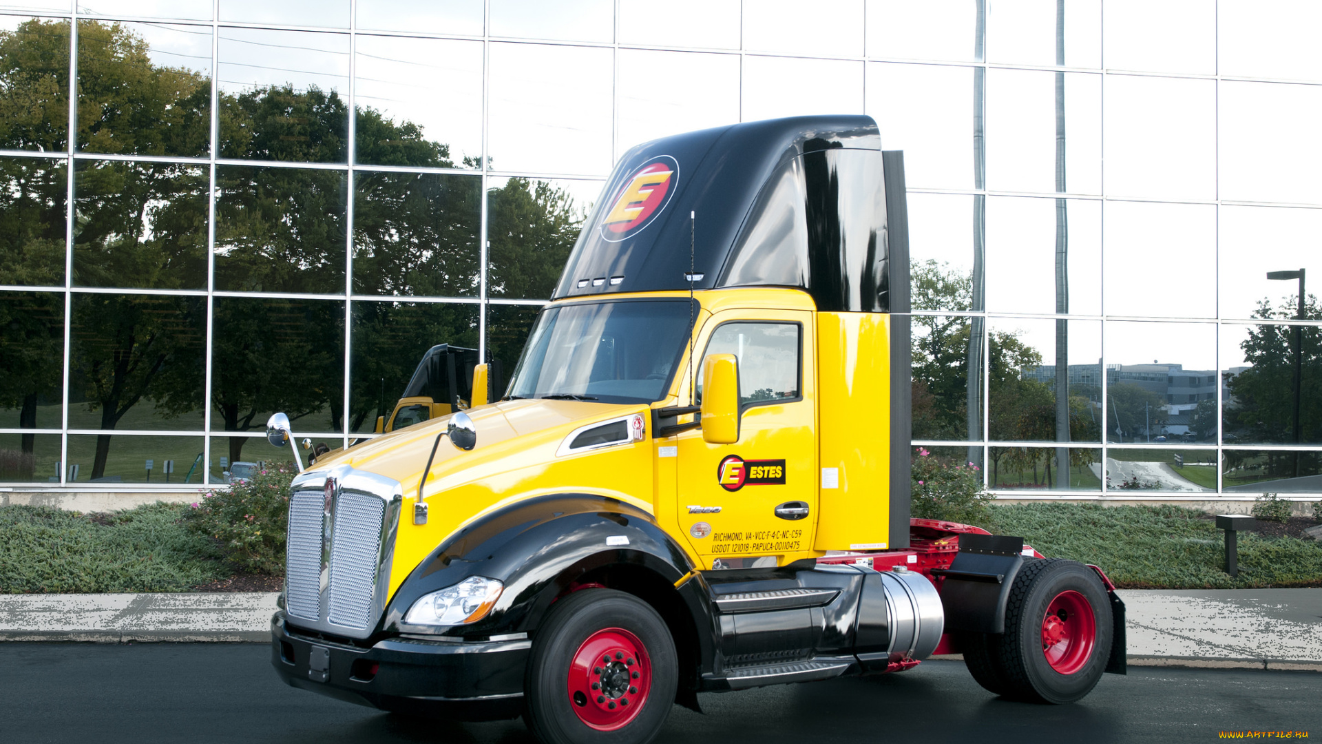 kenworth, -, t680, estes, express, автомобили, kenworth, седельный, тяжелый, грузовик, тягач