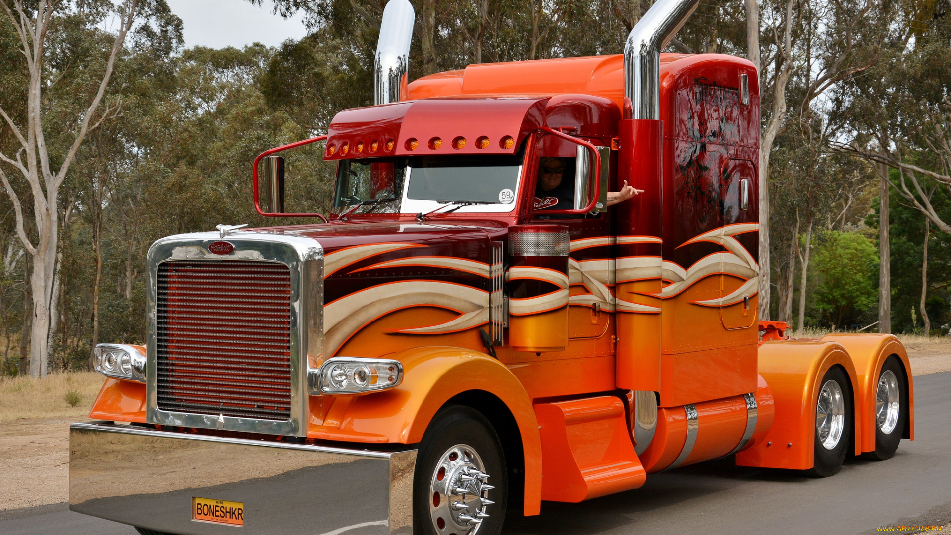 peterbilt, автомобили, тягач, седельный, грузовик, тяжелый