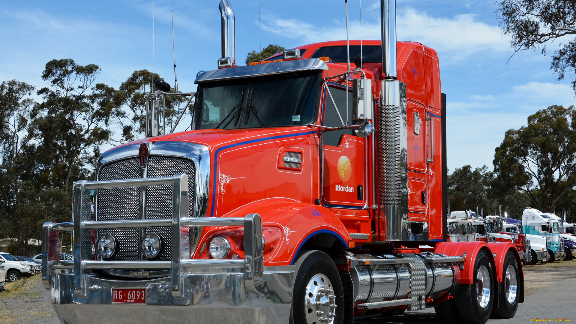 t609, kenworth, автомобили, kenworth, , выставка, улица, тягач, седельный, грузовик, тяжелый