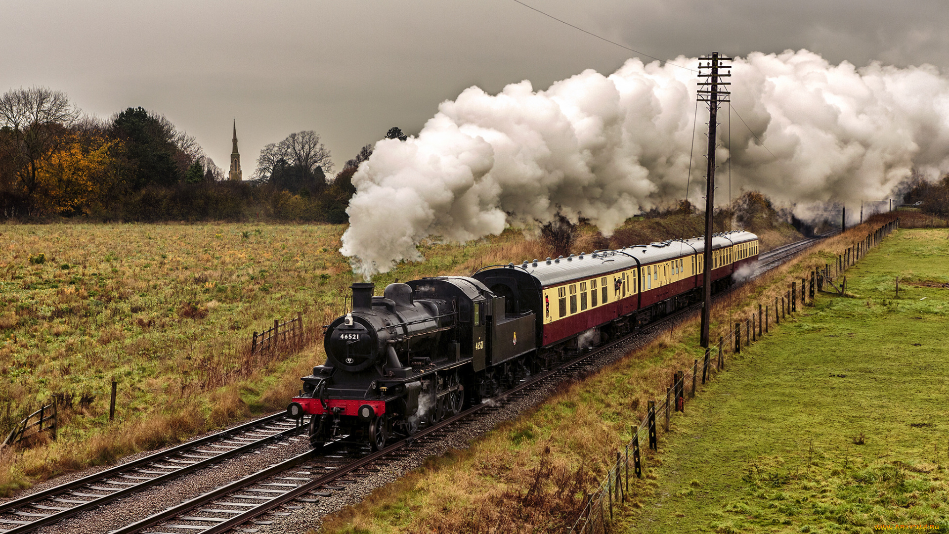 техника, паровозы, дорога, железная, паровоз