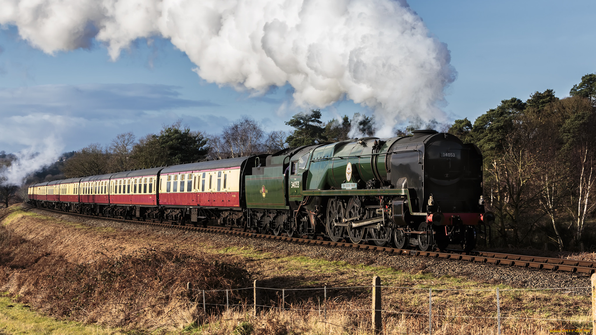 техника, паровозы, паровоз, дорога, железная