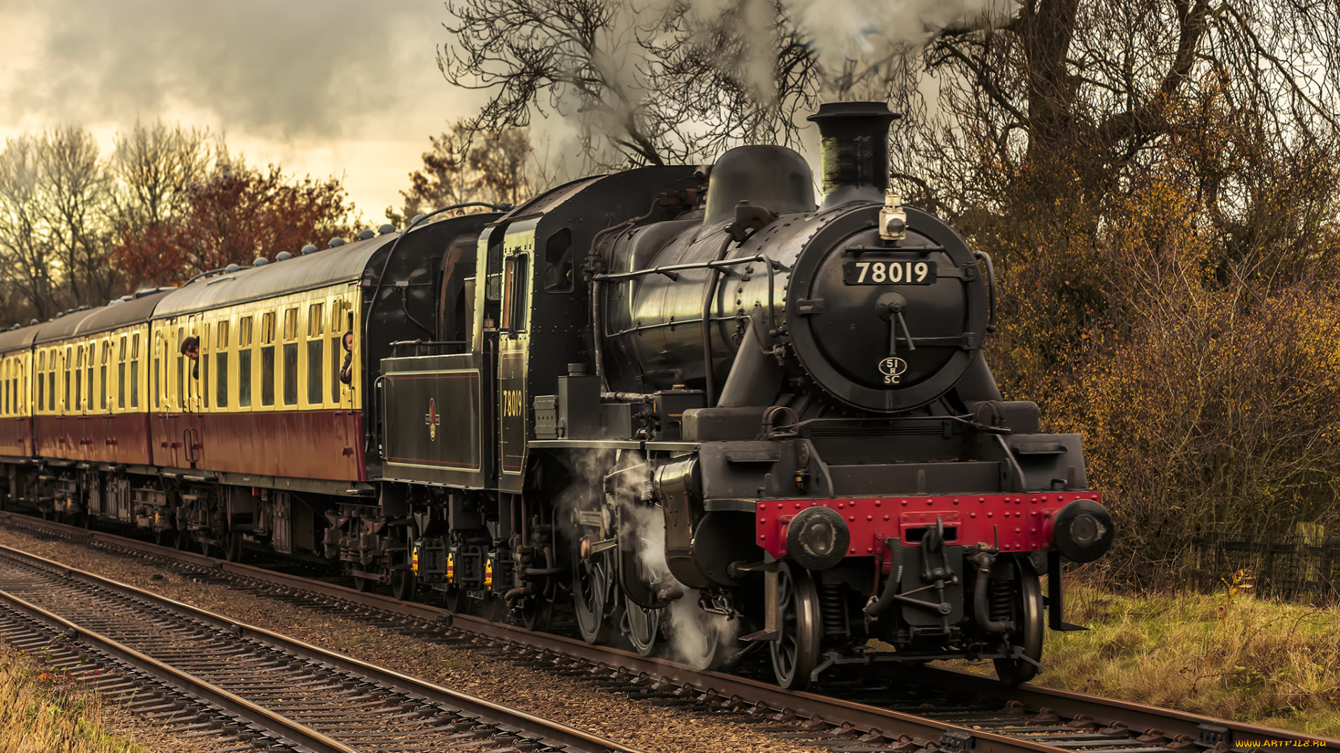 техника, паровозы, паровоз, дорога, железная