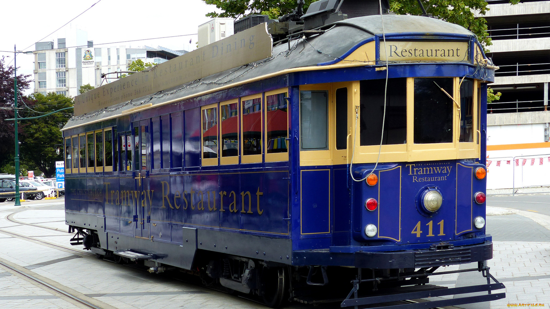 техника, трамваи, рельсы, город, трамвай