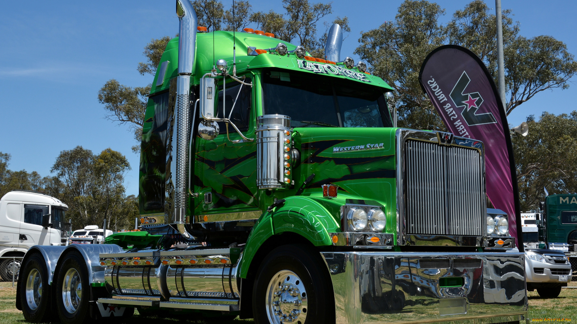 western, star, автомобили, седельный, грузовик, тяжелый, тягач