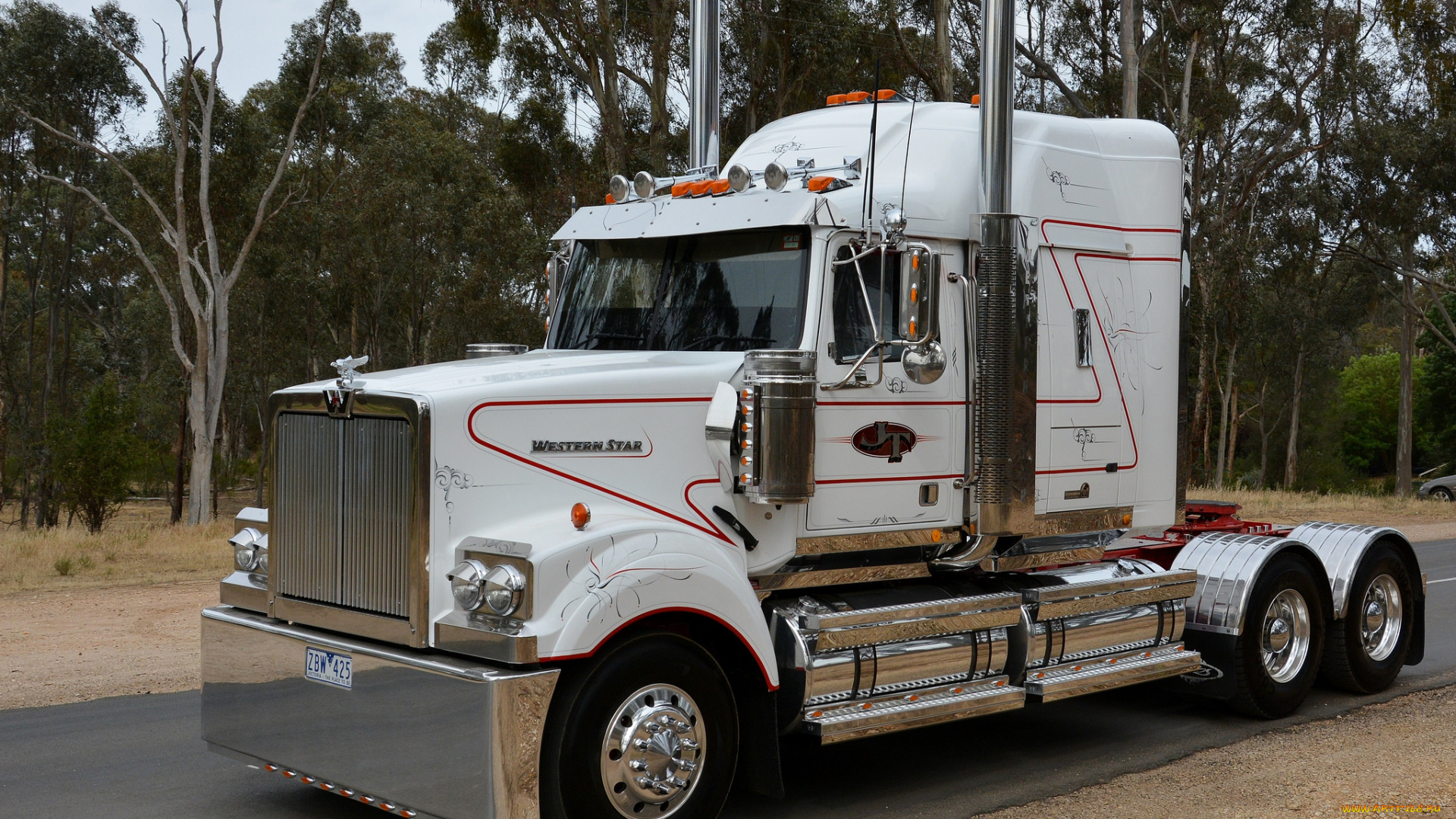 western, star, автомобили, седельный, грузовик, тяжелый, тягач