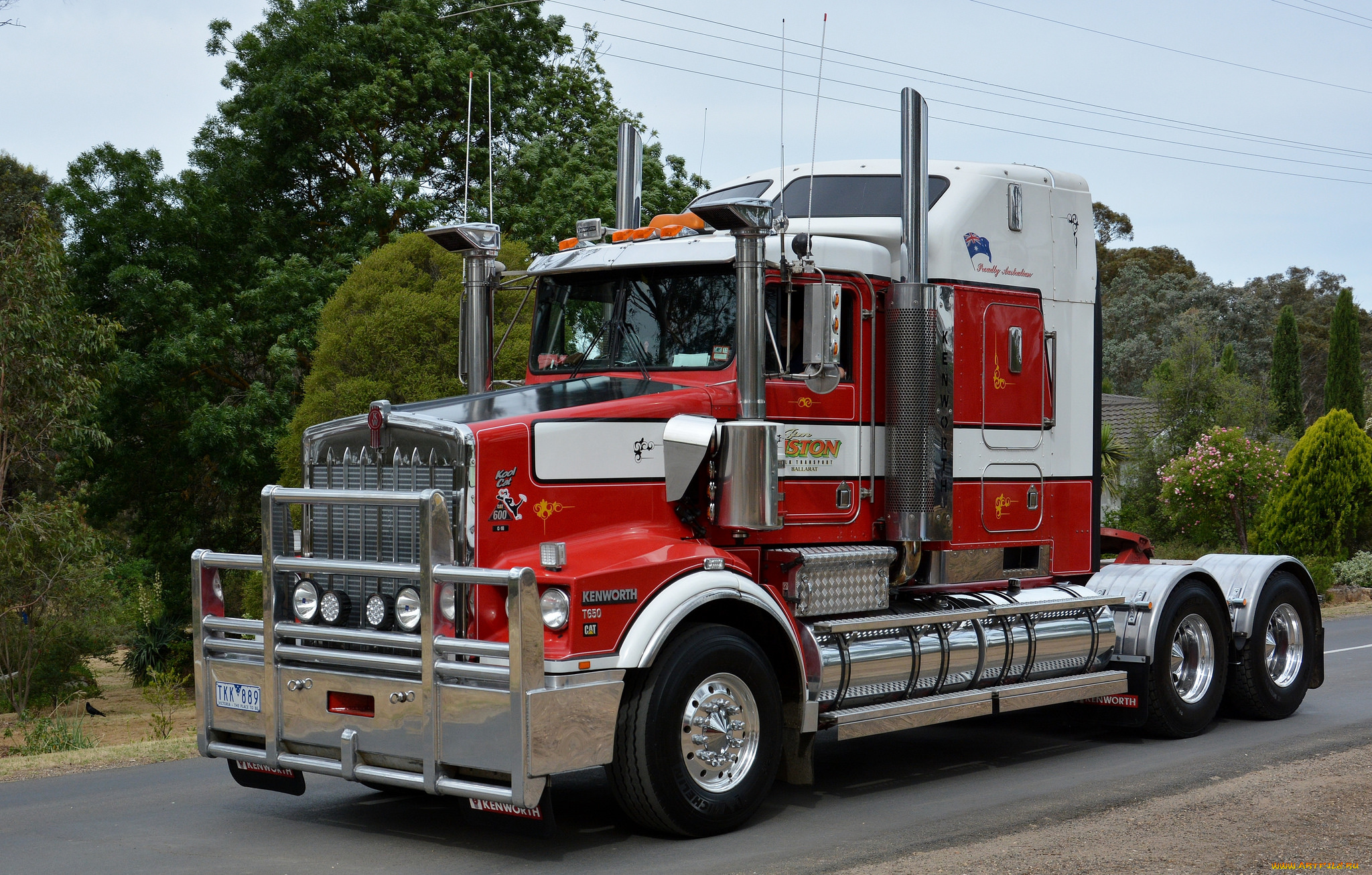 t650, автомобили, kenworth, , выставка, улица, тягач, седельный, грузовик, тяжелый