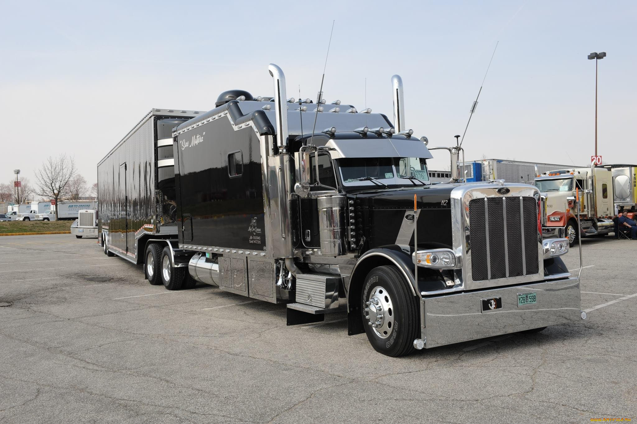 peterbilt, автомобили, тягач, седельный, грузовик, тяжелый