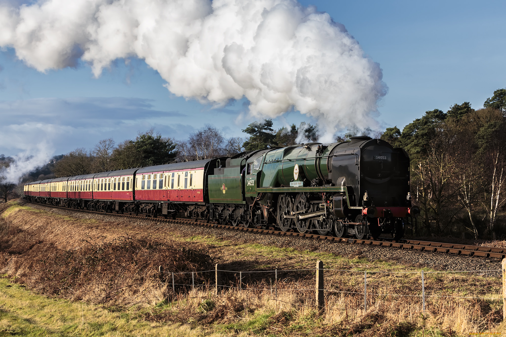 техника, паровозы, паровоз, дорога, железная