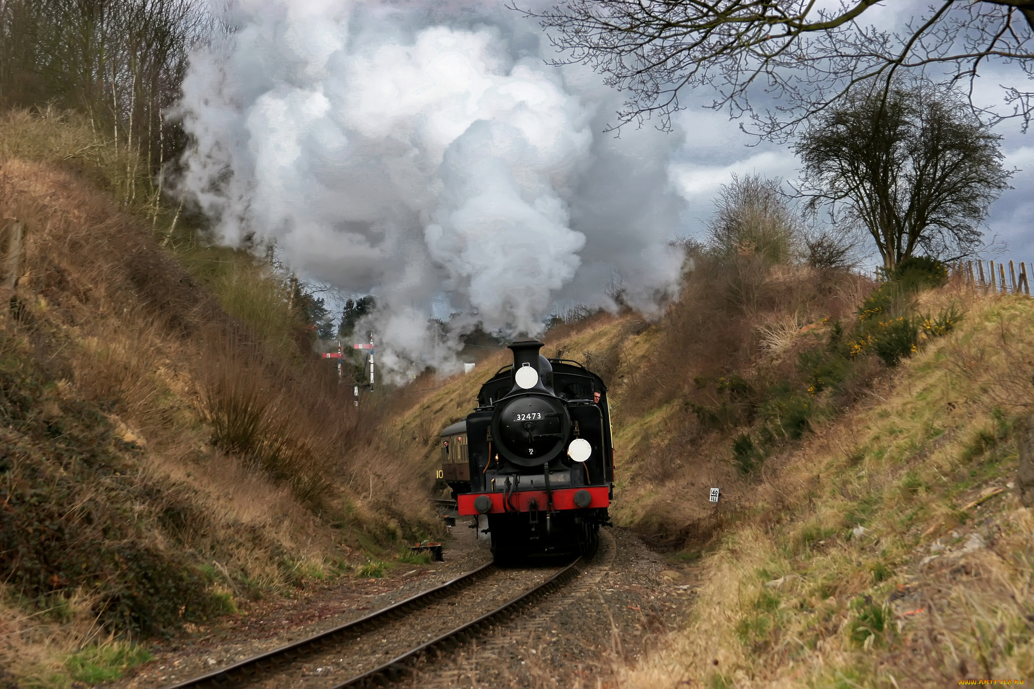 техника, паровозы, железная, дорога, паровоз