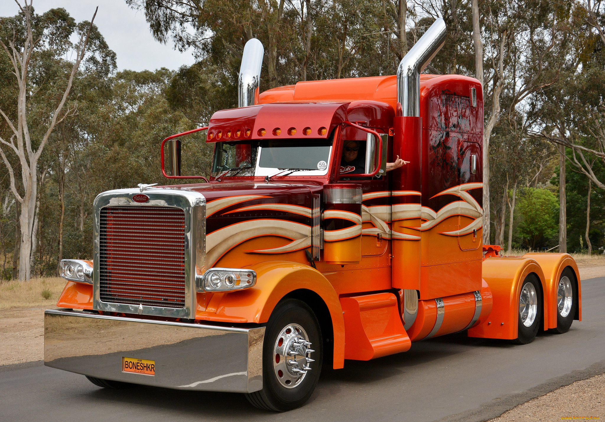 peterbilt, автомобили, тягач, седельный, грузовик, тяжелый