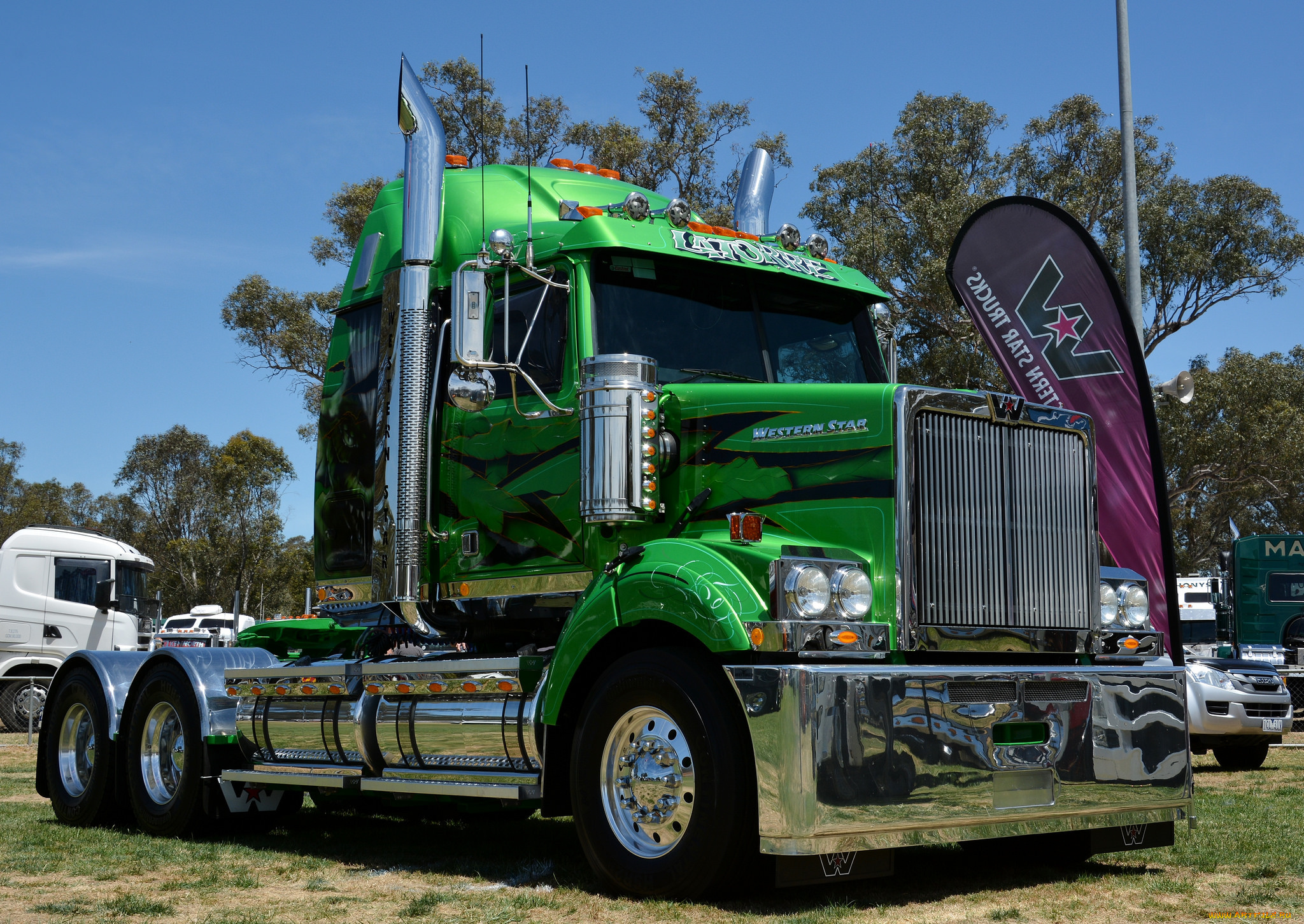 western, star, автомобили, седельный, грузовик, тяжелый, тягач