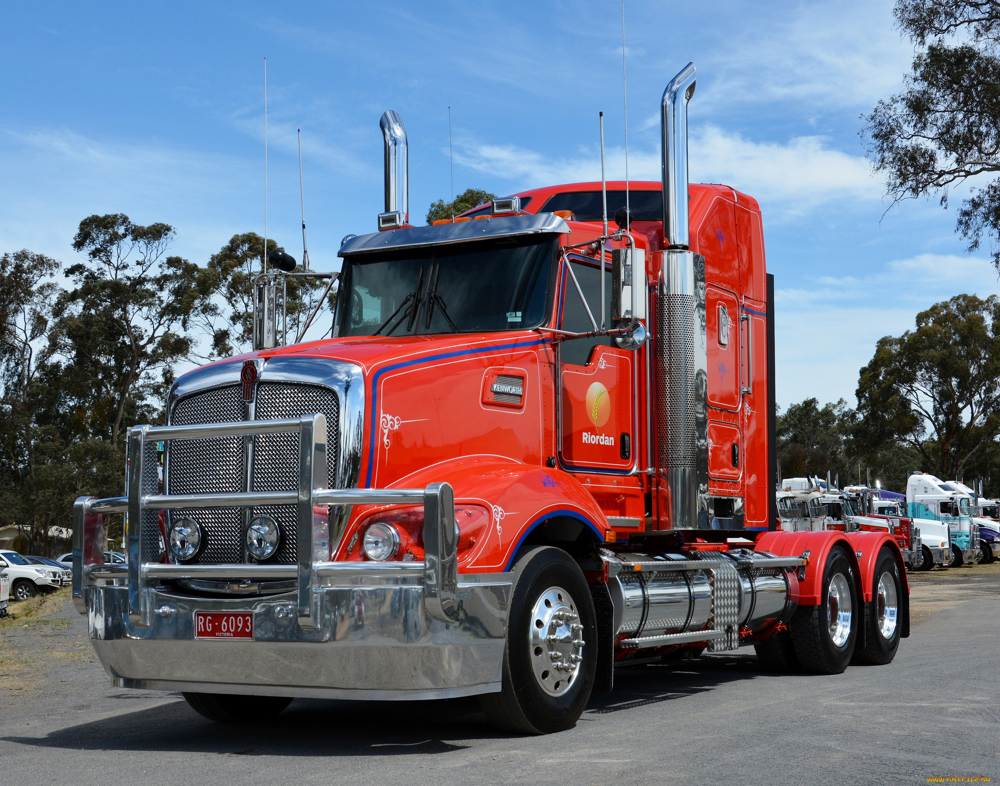 t609, kenworth, автомобили, kenworth, , выставка, улица, тягач, седельный, грузовик, тяжелый