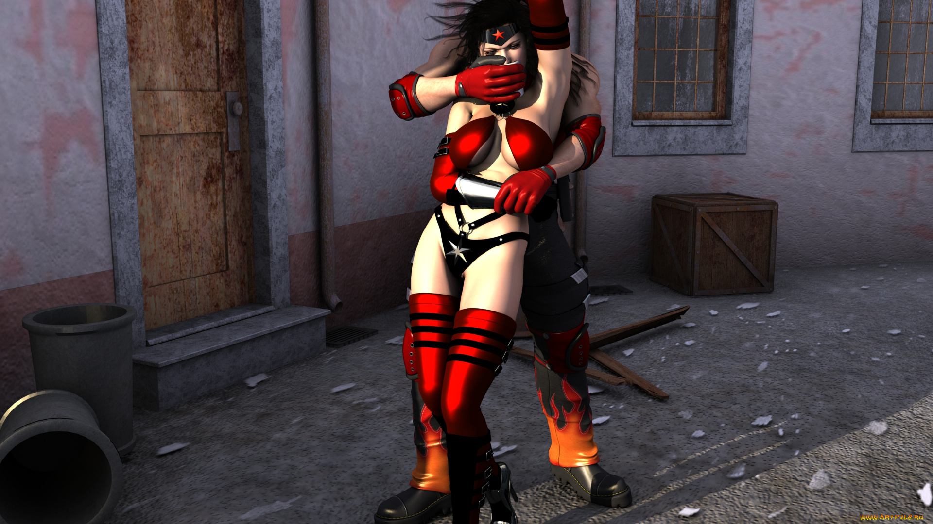 3д, графика, фантазия, , fantasy, парень, взгляд, фон, девушка