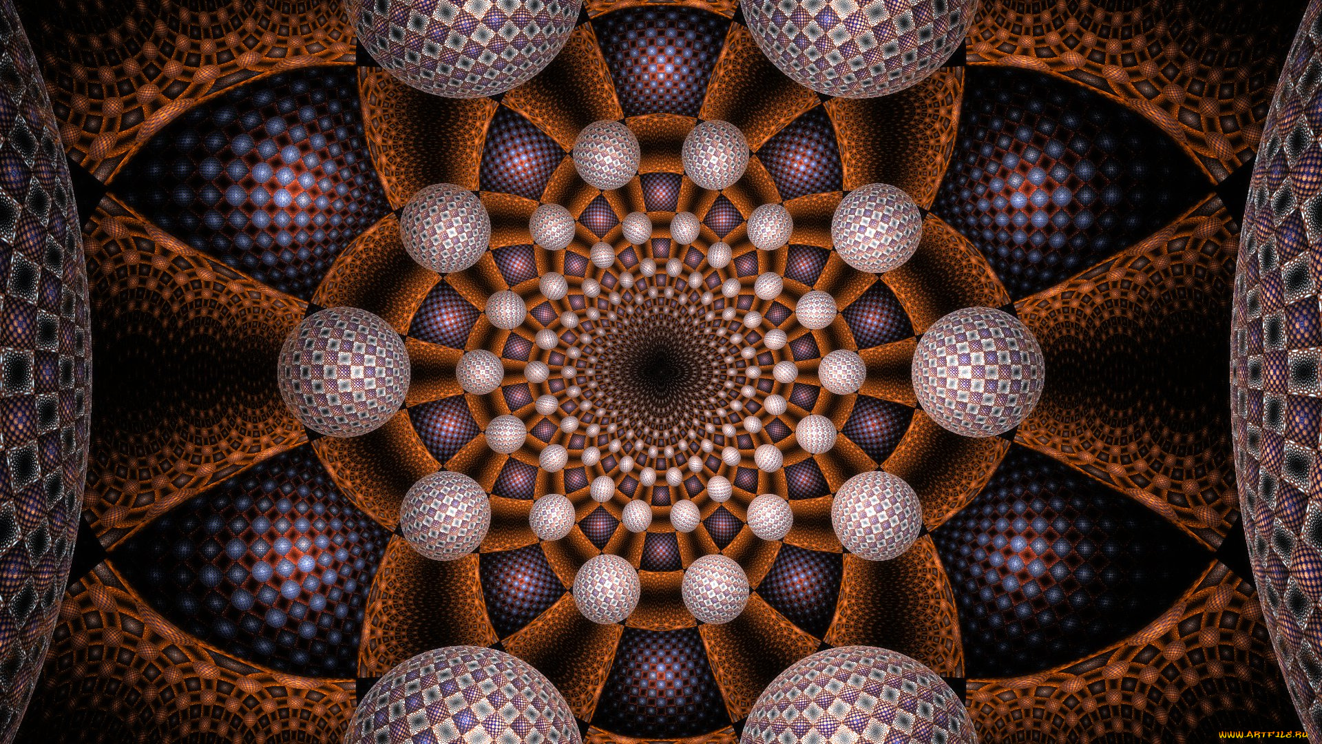 3д, графика, фракталы, , fractal, фон, узор, цвета