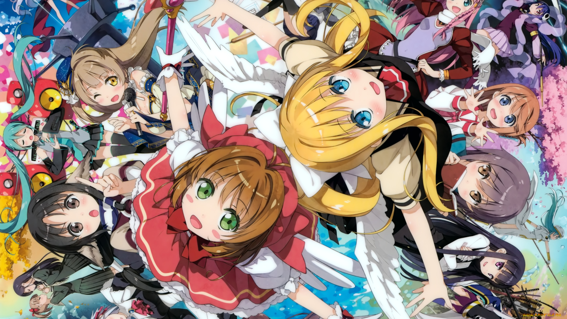 аниме, kantoku, , artbook, персонажи, разные, арт, kantoku