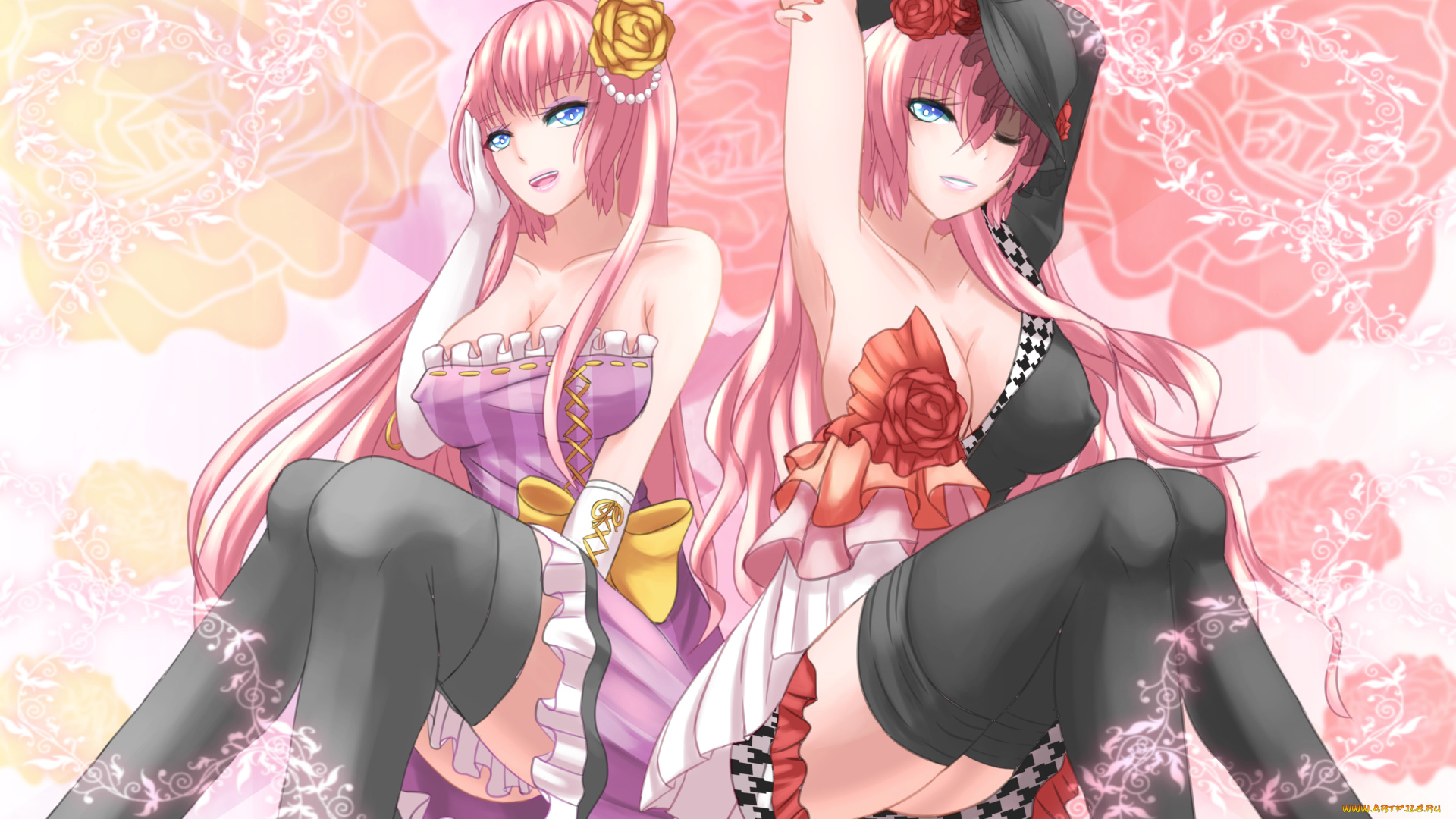 аниме, vocaloid, megurine, luka
