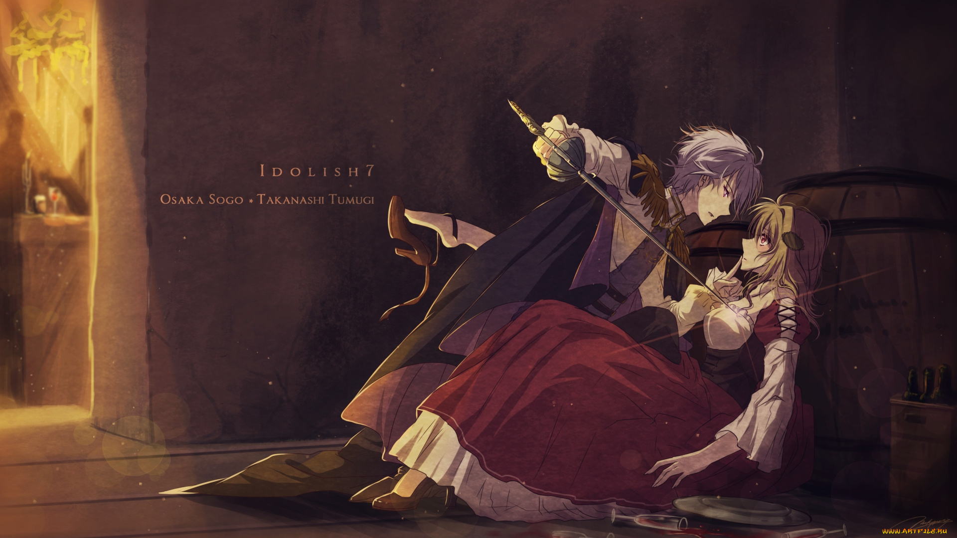 автор, , mokoppe, аниме, оружие, , техника, , технологии, рыцарь, девушка, парень, mokoppe, меч