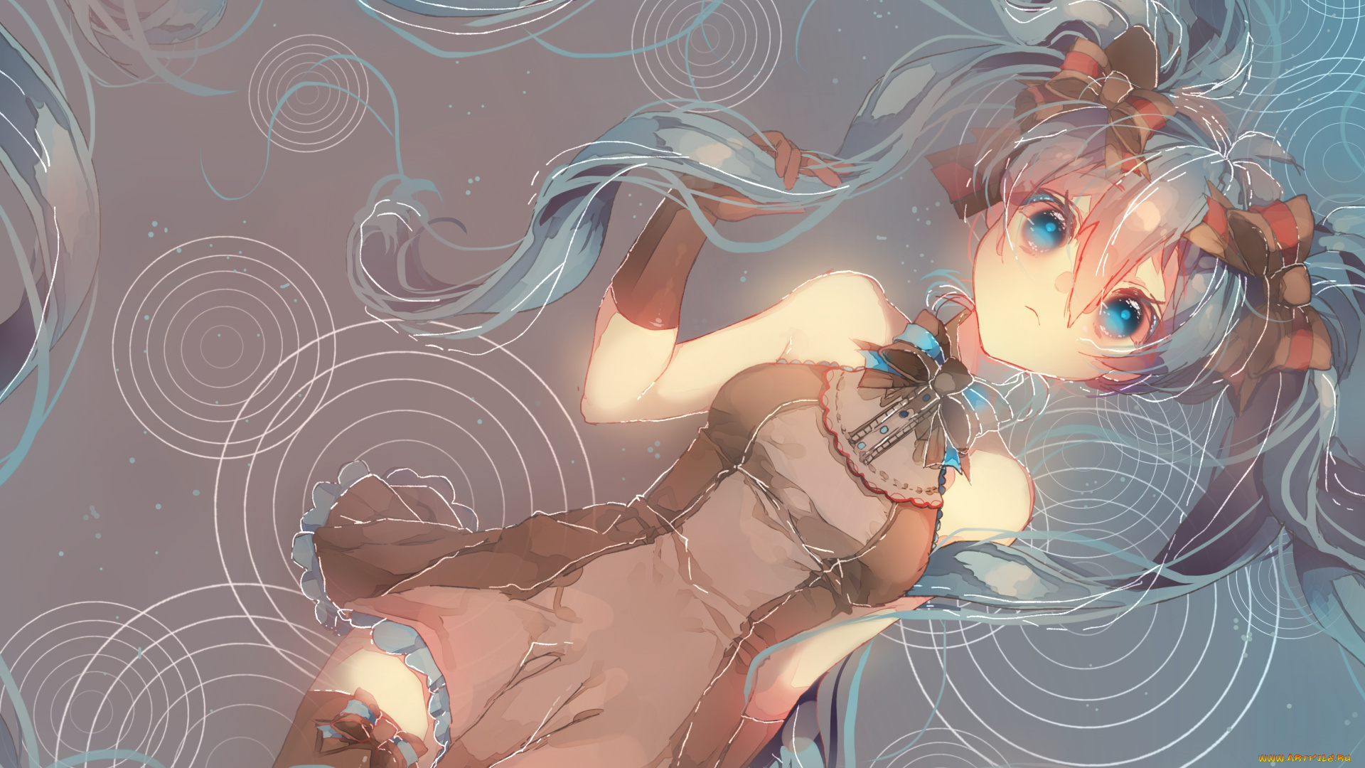 автор, , tears, namida, аниме, vocaloid, hatsune, miku, девочка, арт, tears, namida