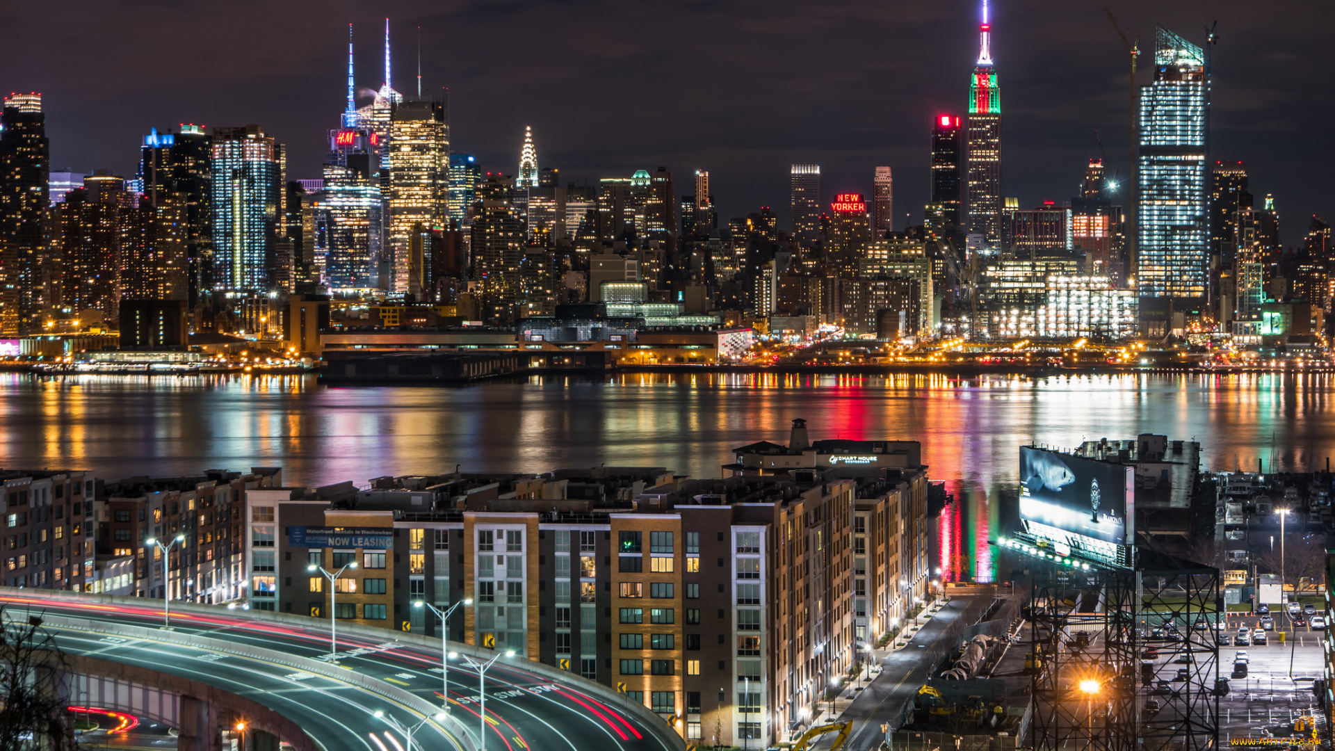 new, york, города, нью-йорк, , сша, панорама, небоскребы