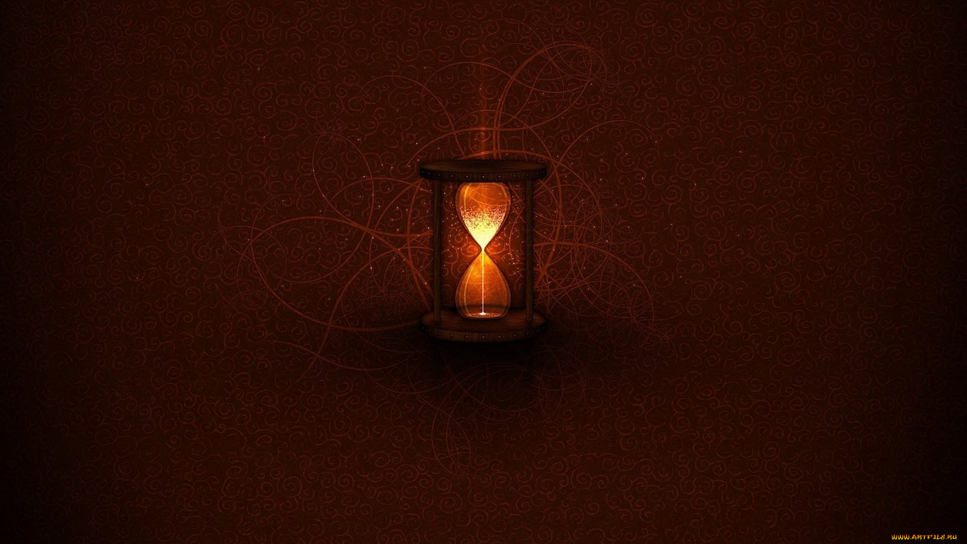 векторная, графика, другое, , other, часы, песок, свет