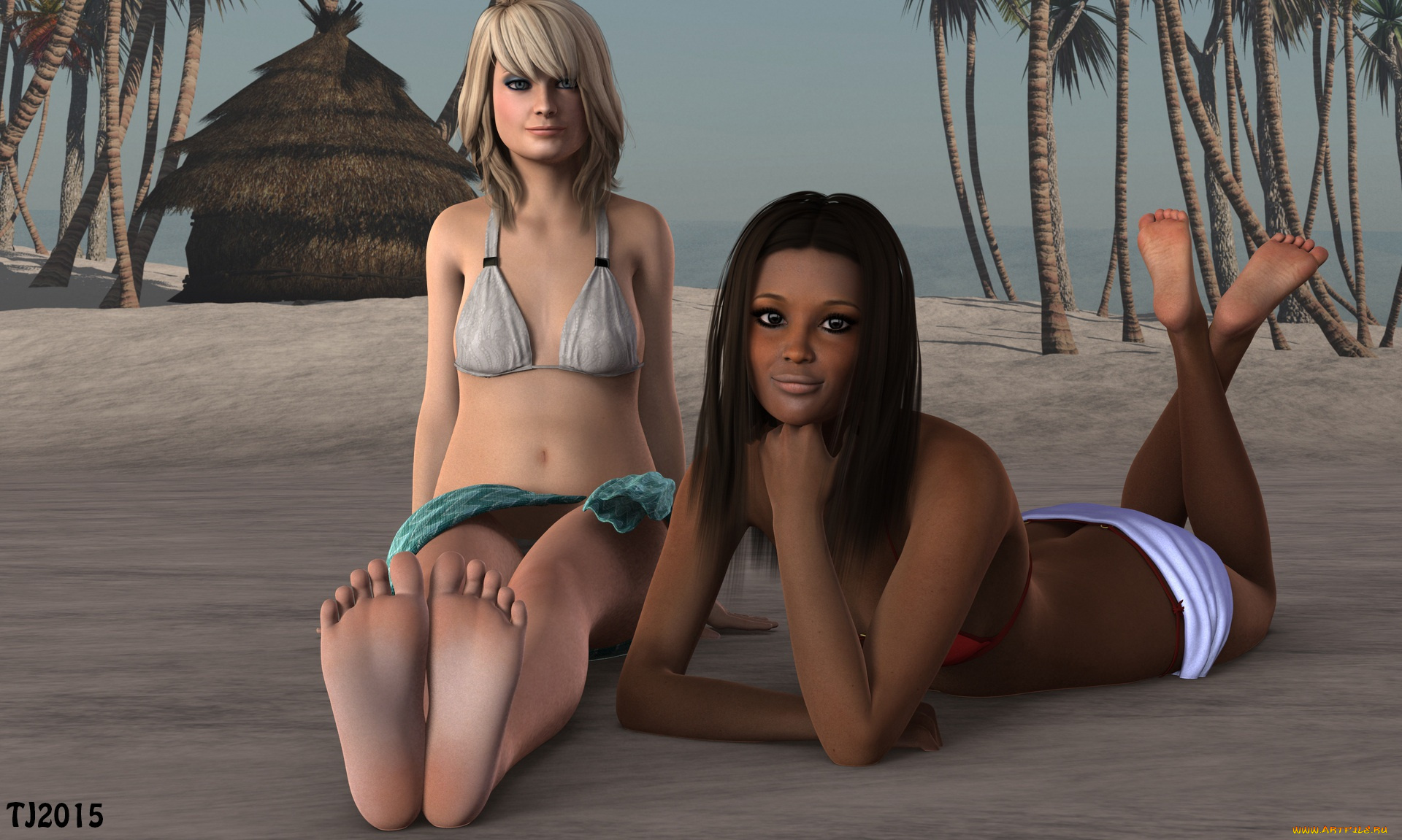 3д, графика, люди, , people, фон, взгляд, девушки