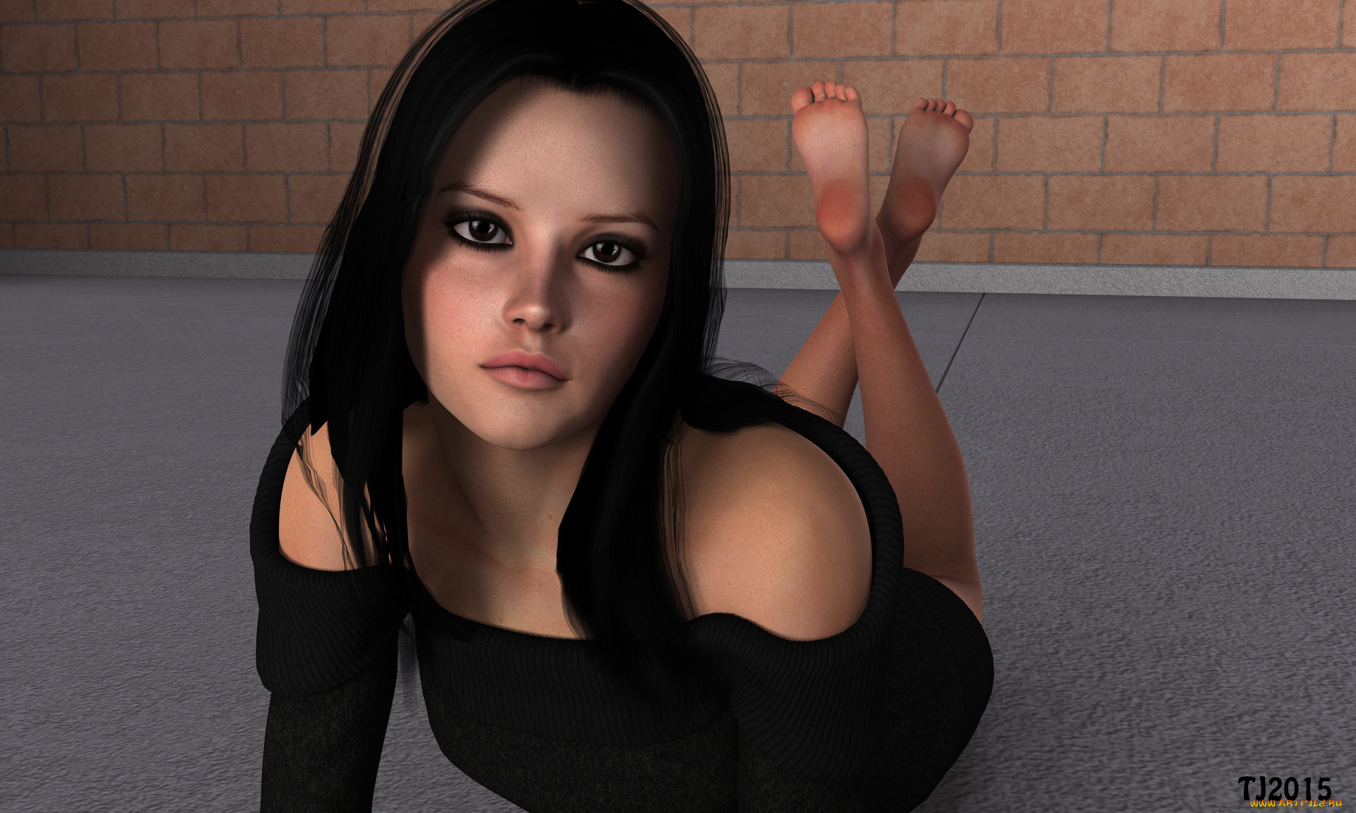 3д, графика, люди, , people, взгляд, фон, девушка