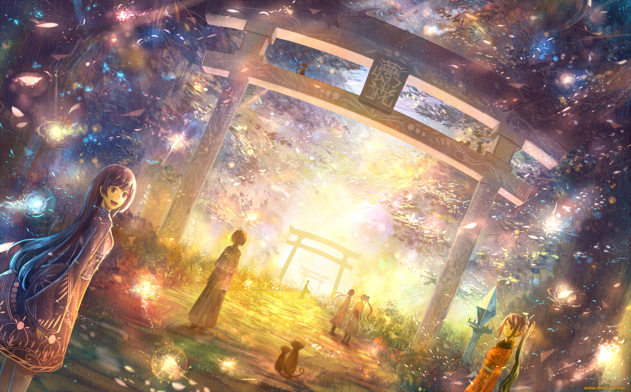 автор, , bou, nin, аниме, unknown, , другое, bou, nin, арт, девочки