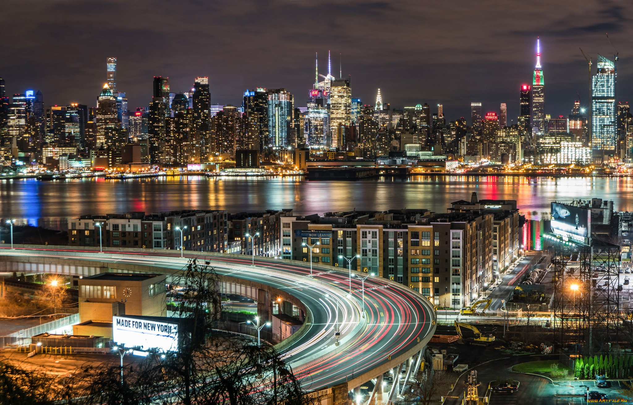 city, life, города, -, огни, ночного, города, ночь, хайвей, огни