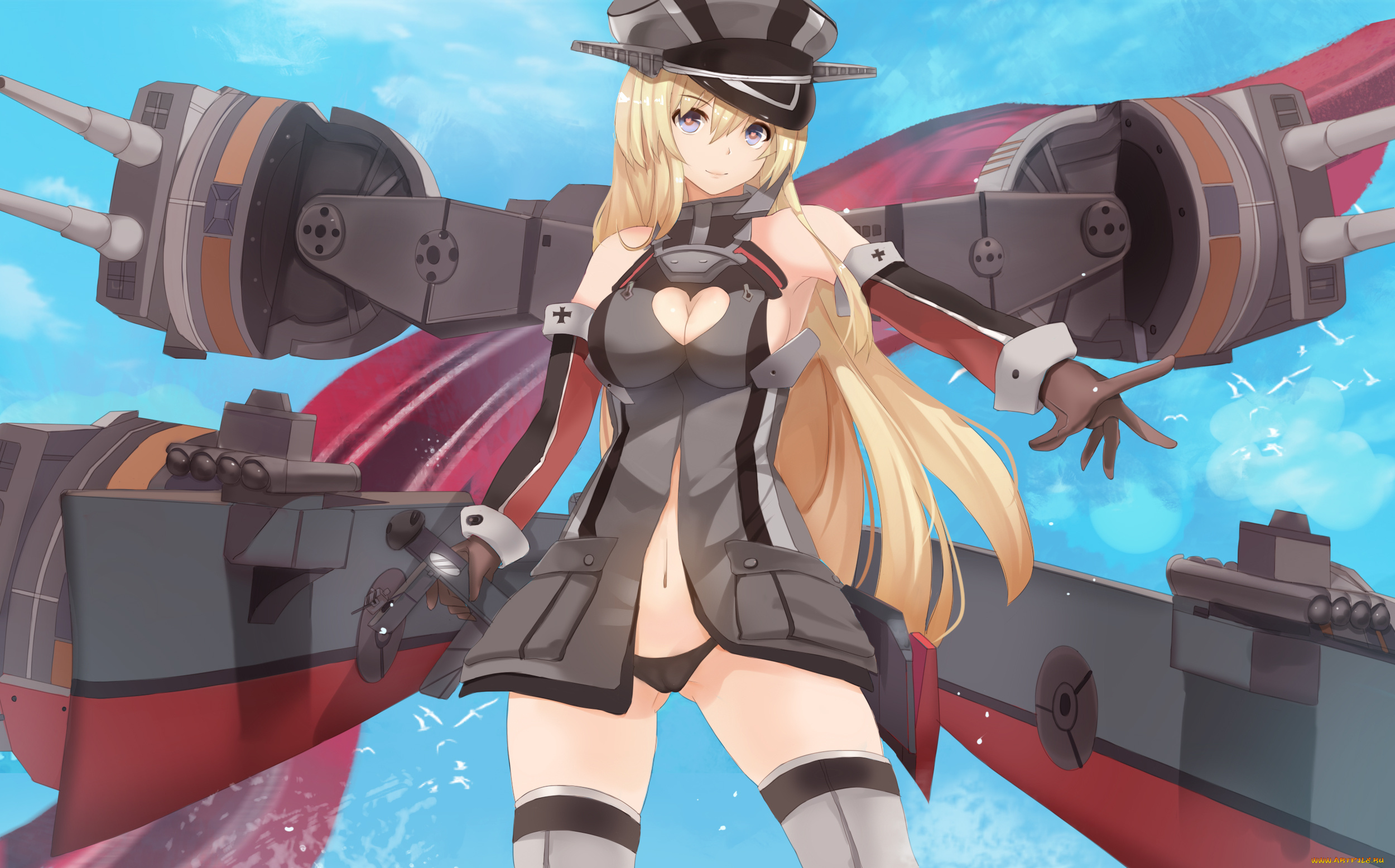 автор, , magician, , artist, аниме, kantai, collection, bismarck, kantai, collection, kancolle