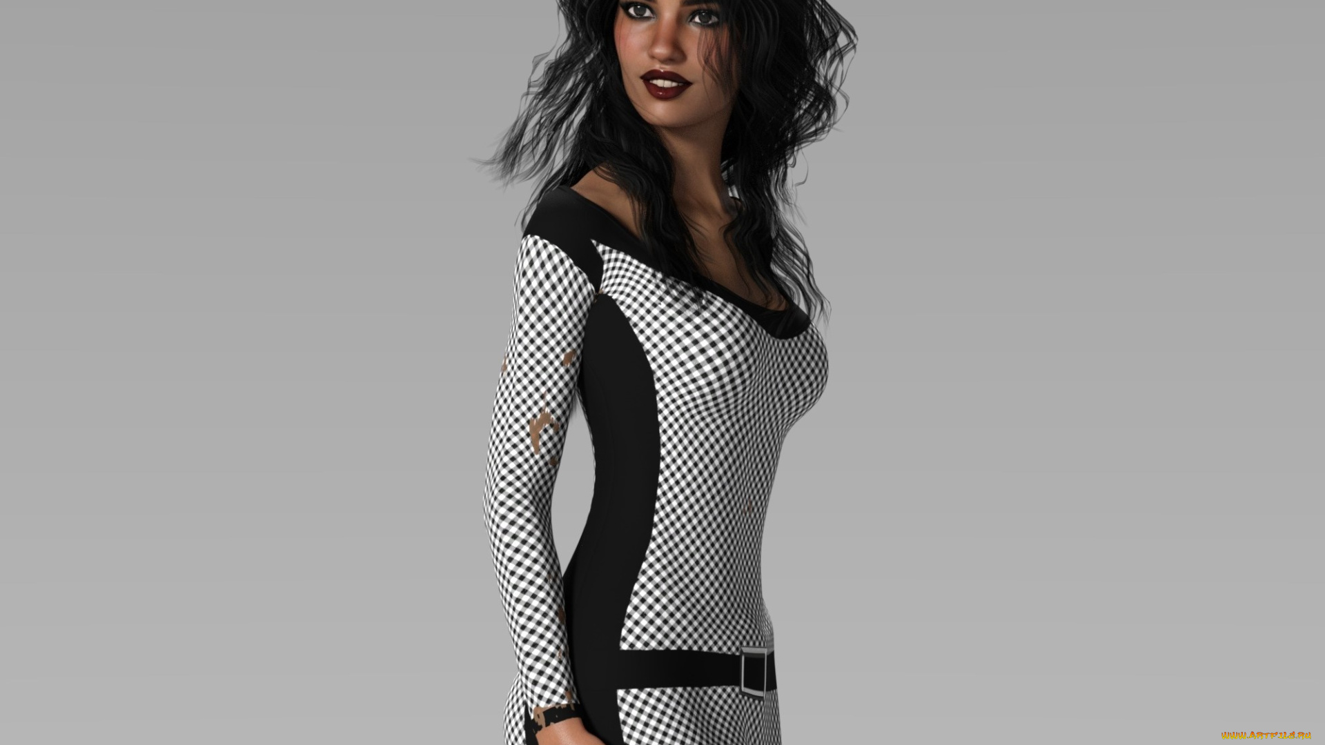 3д, графика, люди, , people, девушка, фон, взгляд