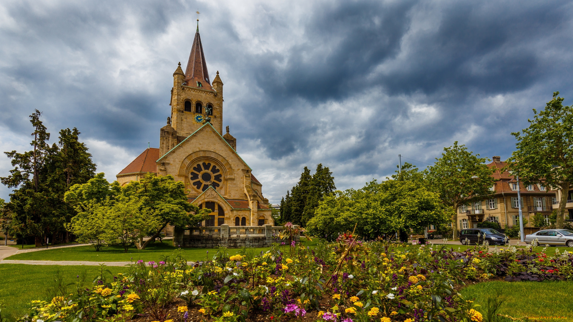 pauluskirche, baselstadt, города, -, католические, соборы, , костелы, , аббатства, храм