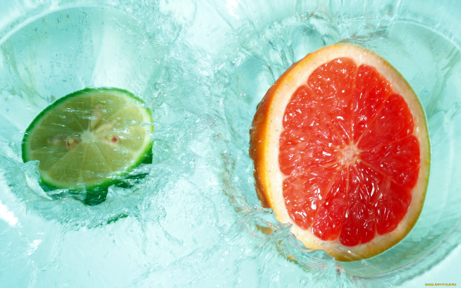 еда, цитрусы, грейпфрут, лайм